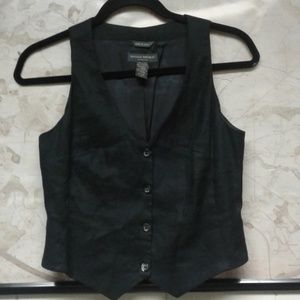 Banana republic linen vest